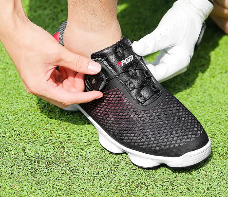 Precision Waterproof Golf Shoes with Dynamic Lacing System