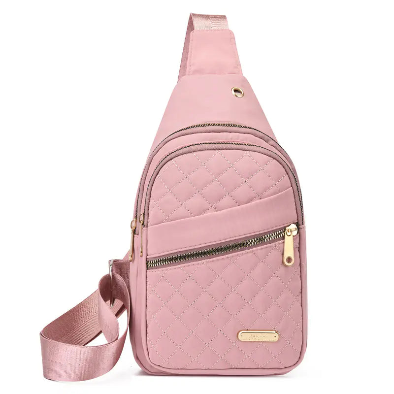 Women's Casual Slanted Crossbody Chest Bag