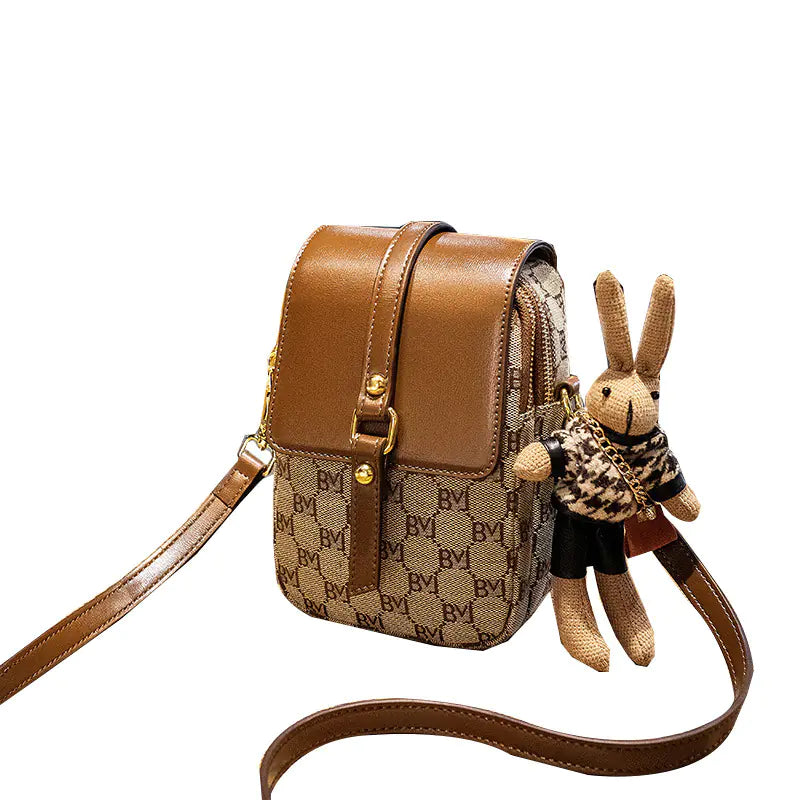 Stylish Mini Crossbody Bag for Women - Vintage Design