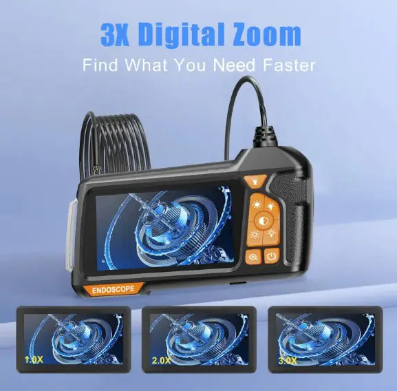 Handheld Single Lens With Screen Endoscope