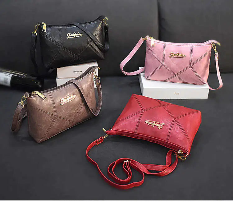 Trendy Women's Crossbody Bag with Stylish Stitching