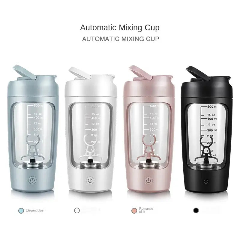Electric Portable Protein Shaker Bottle