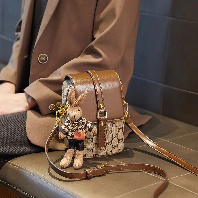 Stylish Mini Crossbody Bag for Women - Vintage Design