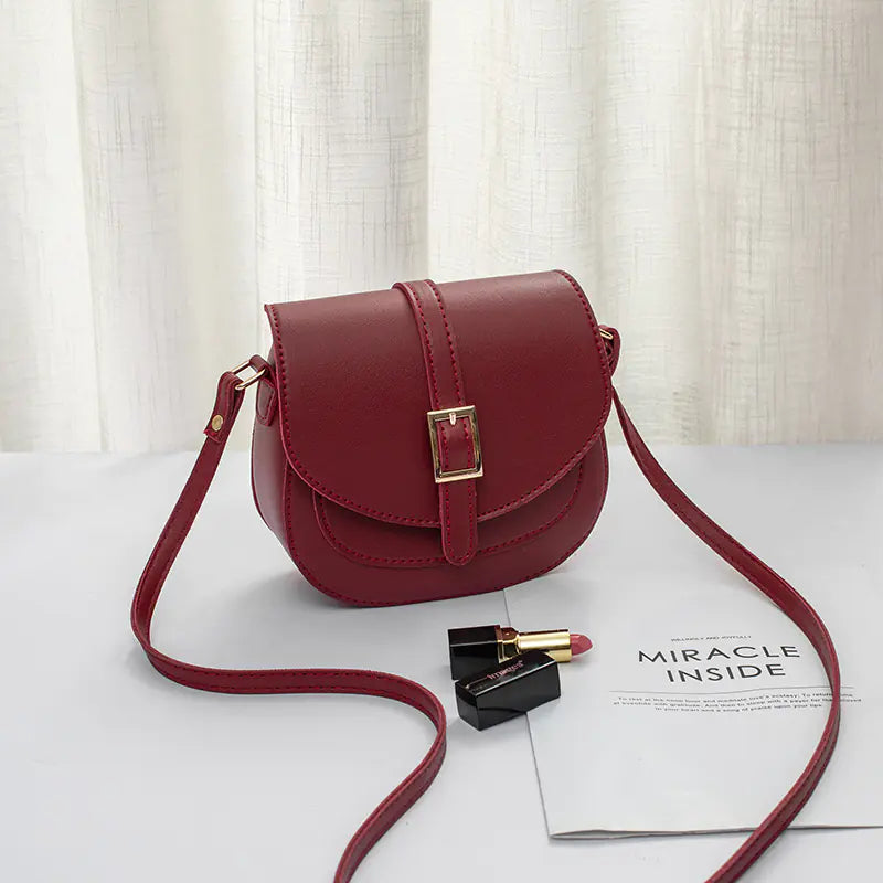 Stylish Women's Saddle Bag, Versatile Shoulder Crossbody