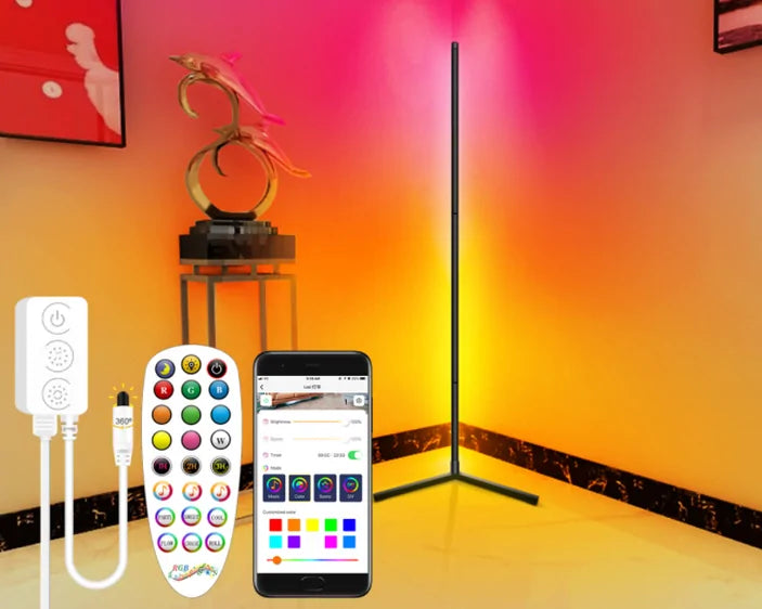 Slim Multi-Colour Floor Lamp