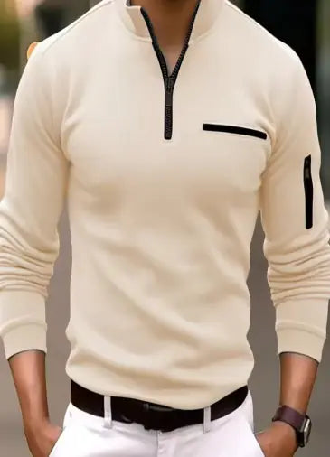 Men’s Casual Cotton Long Sleeve