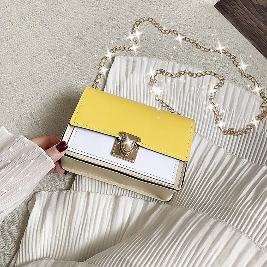 Mini Shoulder Crossbody Bag with Chain - Stylish Summer Bag