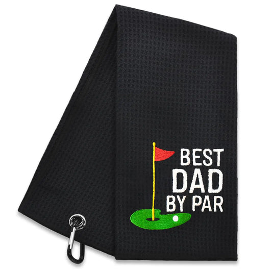 Prestige Golf Embroidered Towel for Dad