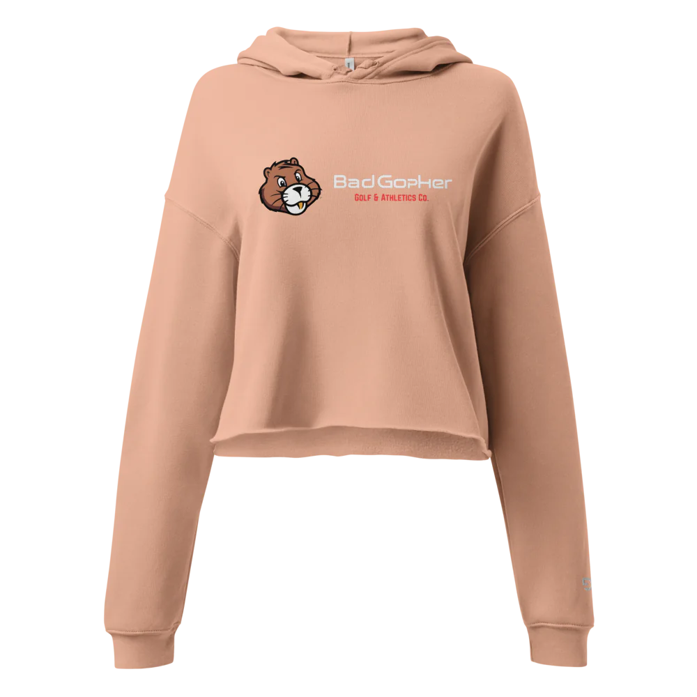 Bad Gopher - Women's Cropped Hoodie