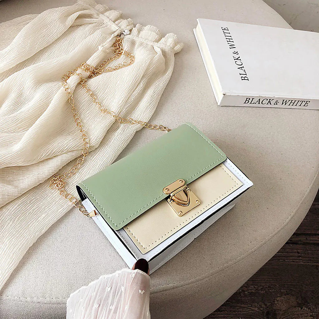 Mini Shoulder Crossbody Bag with Chain - Stylish Summer Bag