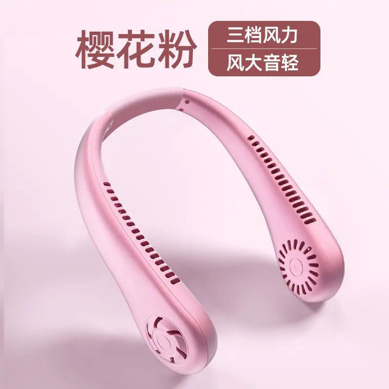 2024 Rechargeable Portable Neck Fan - Silent Design