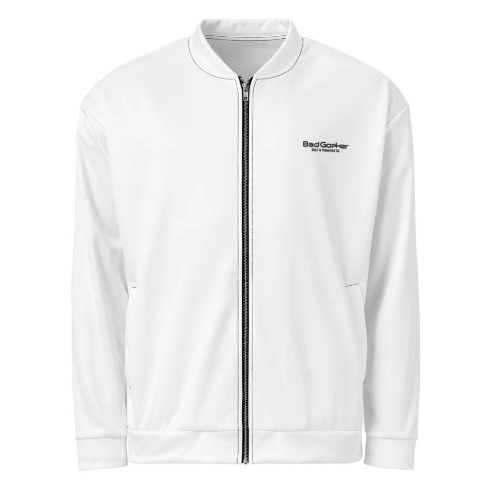 Bad Gopher - Off White - Unisex Golf Bomber Jacket