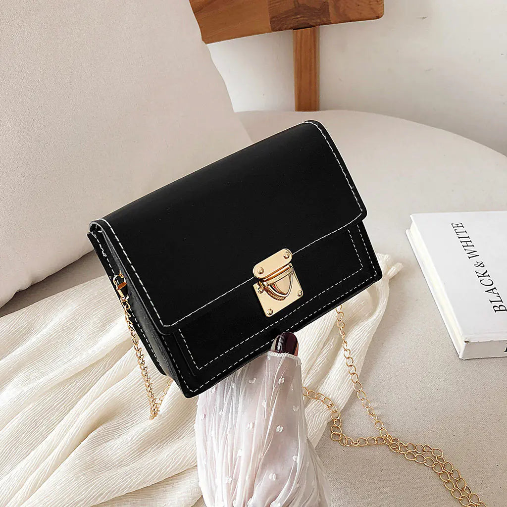Mini Shoulder Crossbody Bag with Chain - Stylish Summer Bag