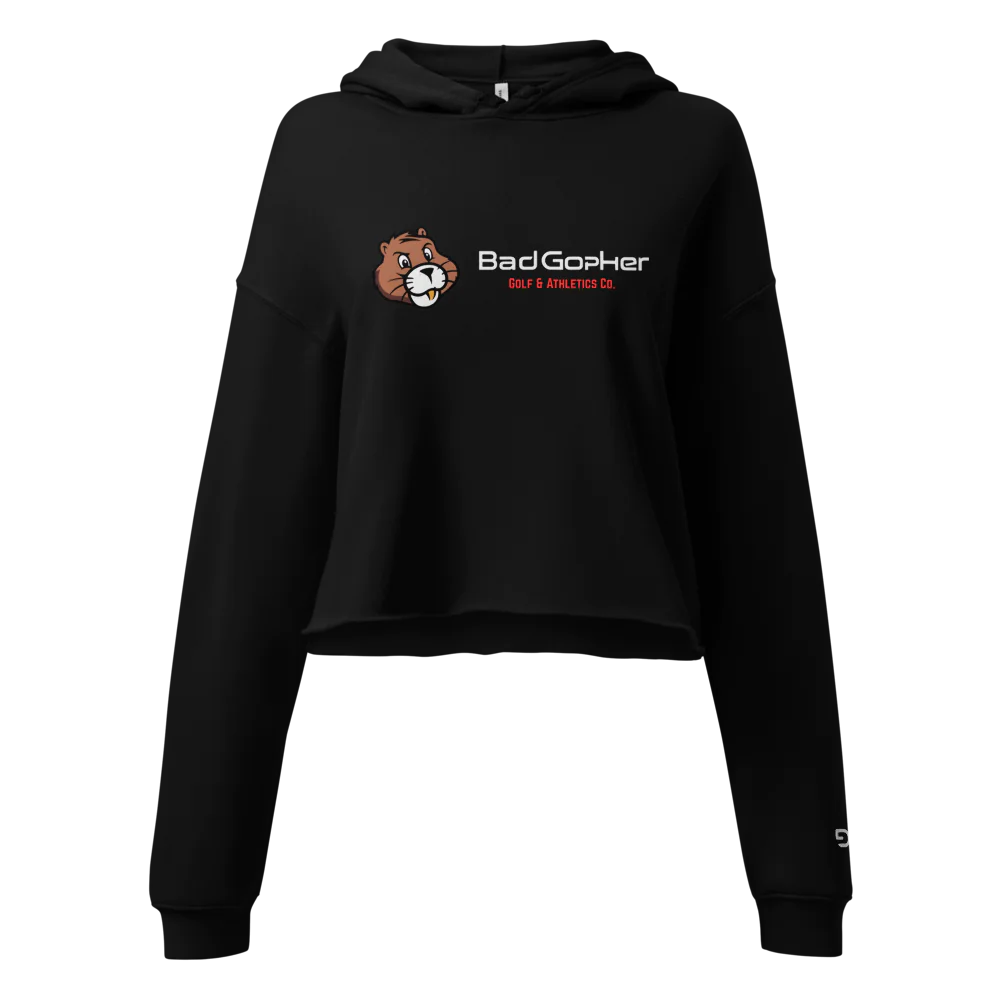 Bad Gopher - Women's Cropped Hoodie