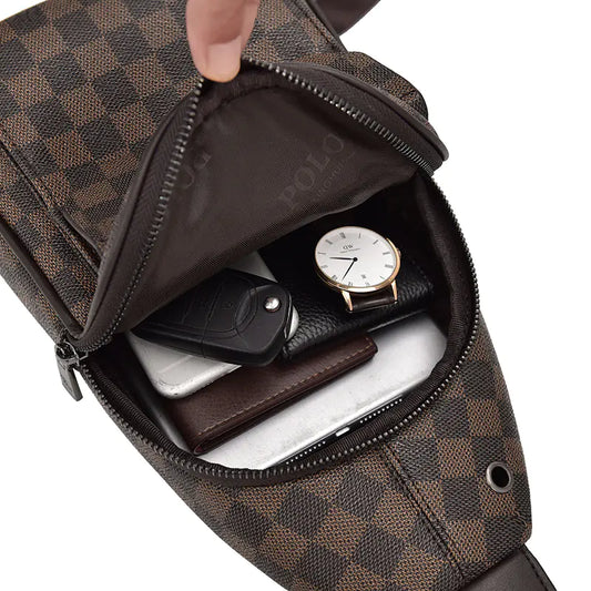 Men's Crossbody Chest Bag for Outdoor Leisure Use