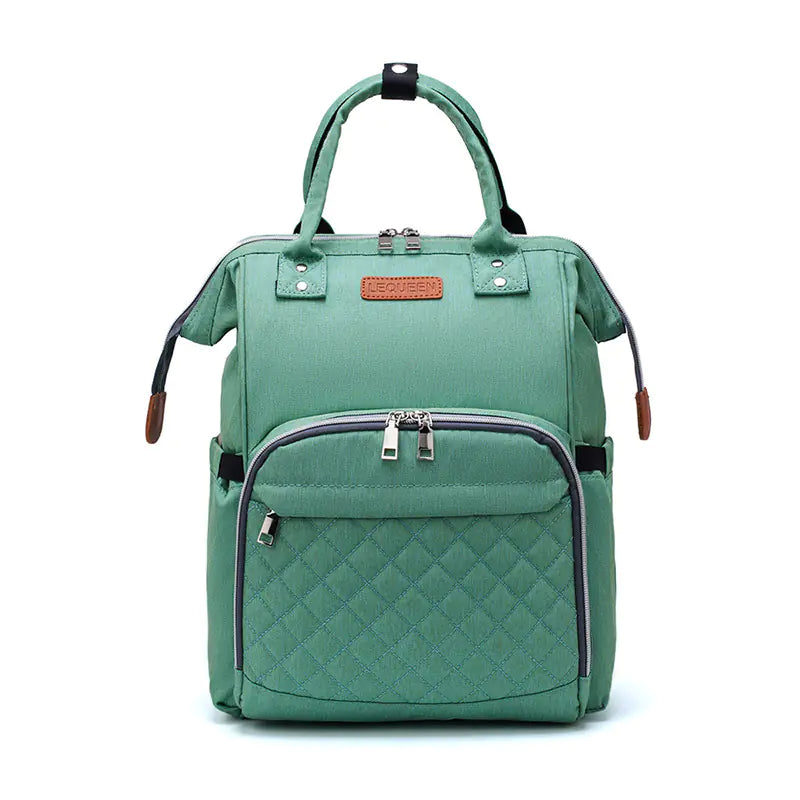 LEQUEEN Stylish Backpack for Moms - Trendy Travel Bag