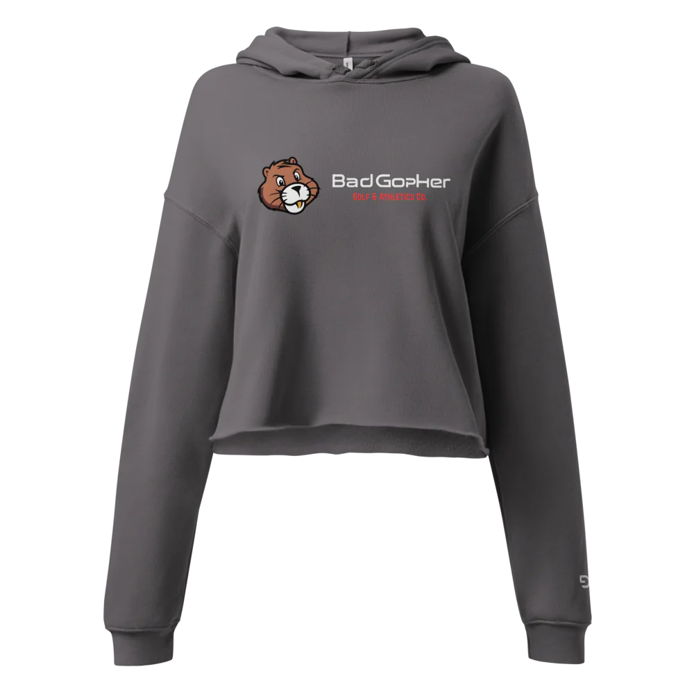 Bad Gopher - Women's Cropped Hoodie