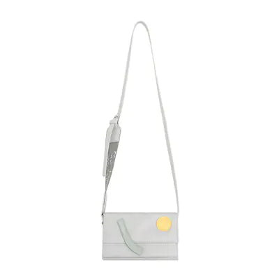 Shoulder Bag with Wide Strap, Stylish PU Crossbody Bag