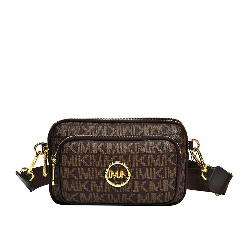Stylish Vintage Women's Crossbody Bag with Wide Strap