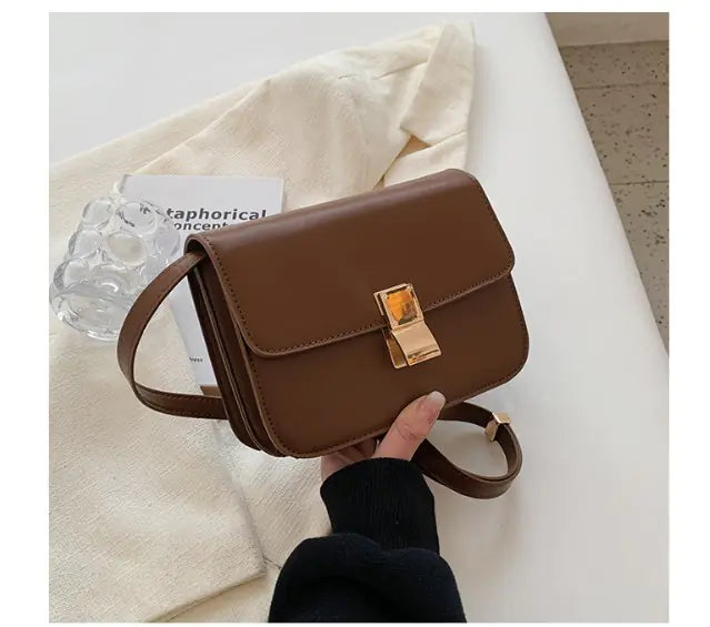Vintage Versatile Crossbody Bag with Stylish Texture