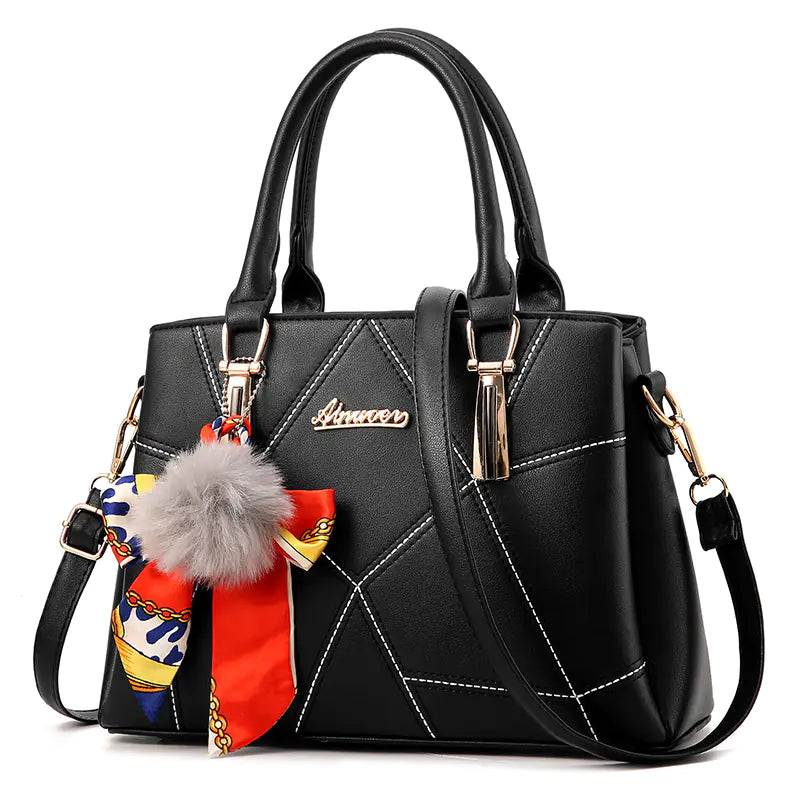 Stylish Women's Leather Crossbody Bag - 2018 New Design