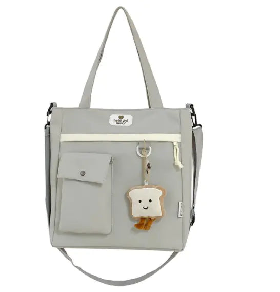 Multicolor Crossbody Bag with Multiple Pockets