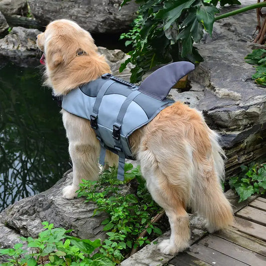Adjustable Mermaid Shark Dog Life Vest