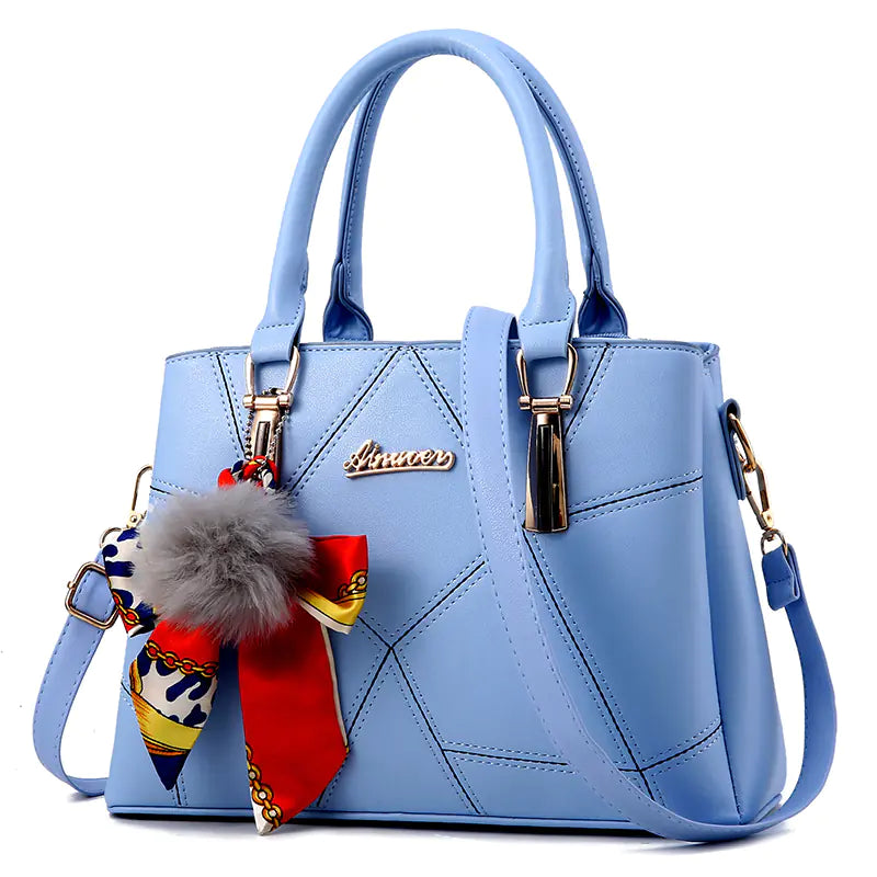Stylish Women's Leather Crossbody Bag - 2018 New Design