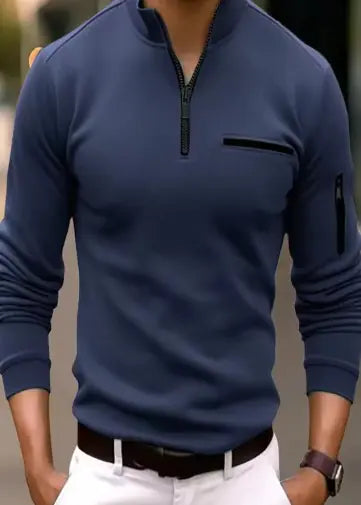 Men’s Casual Cotton Long Sleeve