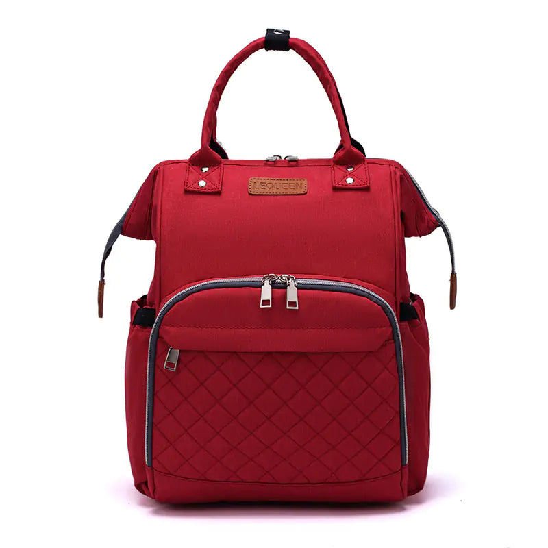 LEQUEEN Stylish Backpack for Moms - Trendy Travel Bag
