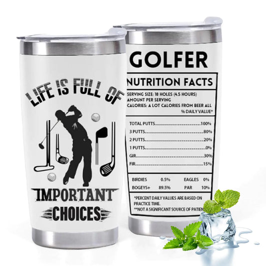 Golf Nutrition Tumblers 20oz