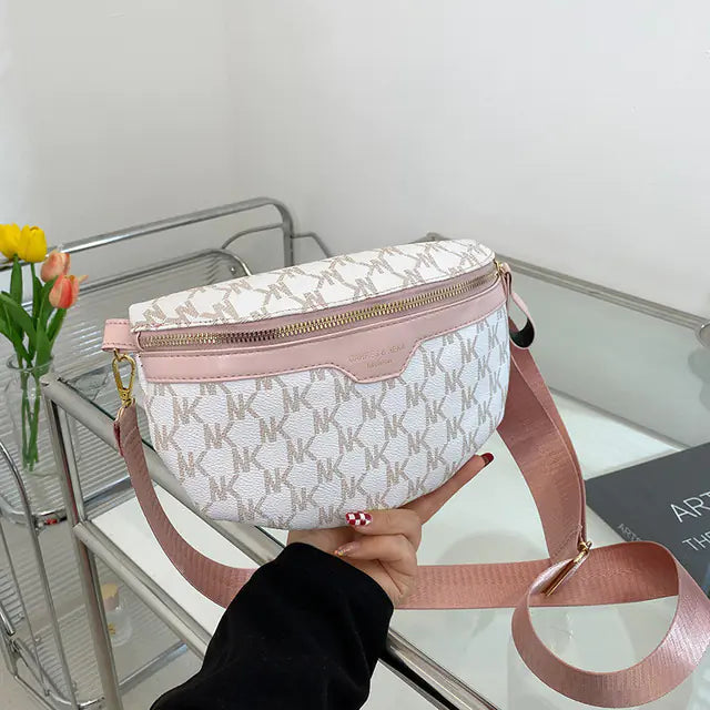 Luxury PU Leather Women's Crossbody Chest Bag