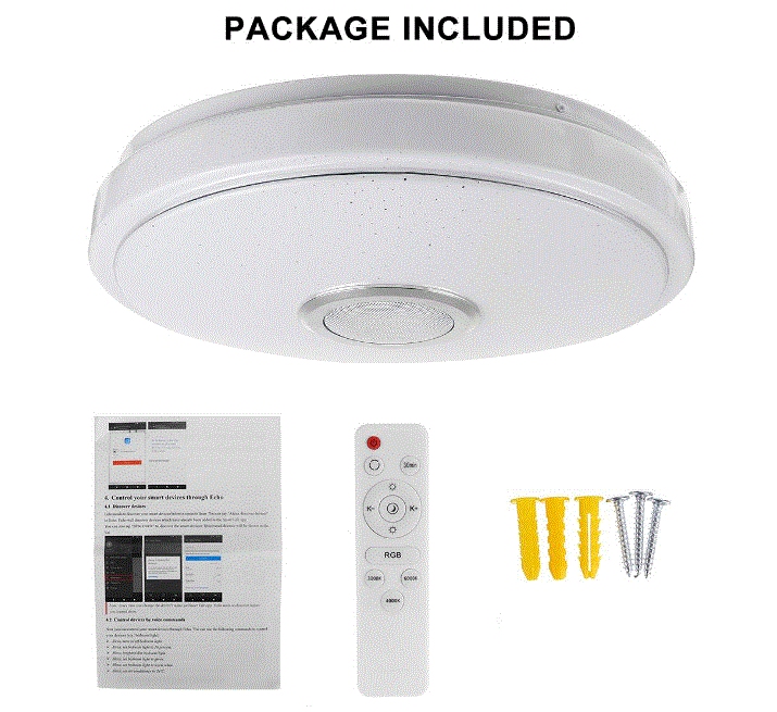 Modern RGB Colour Change LED Ceiling Light