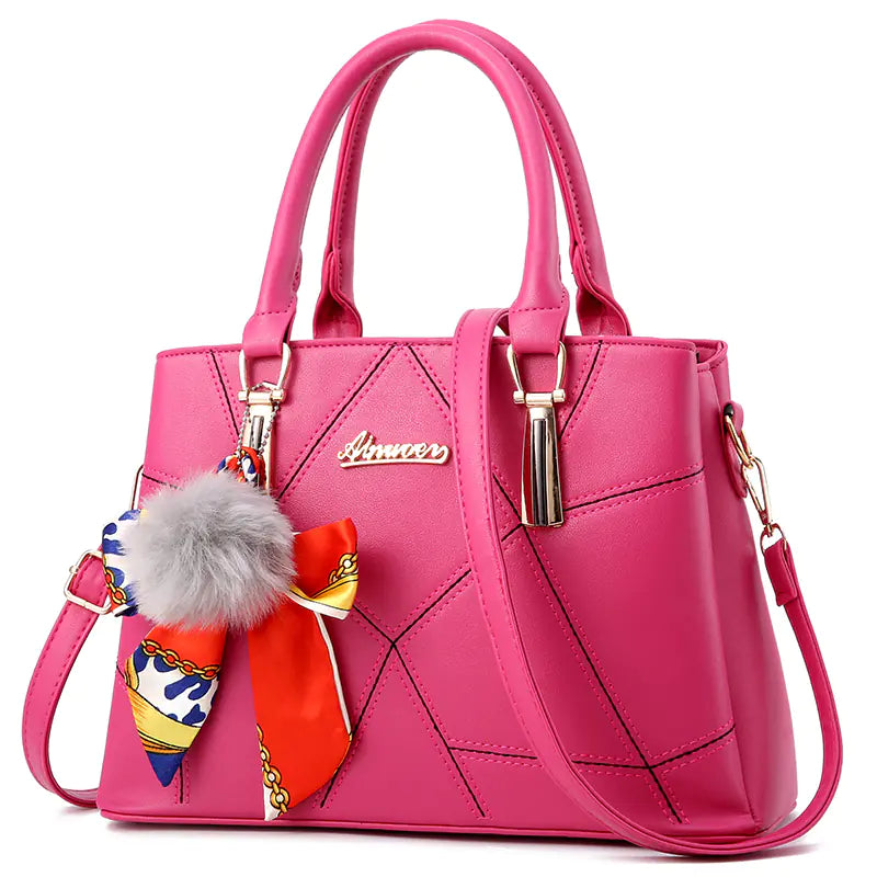 Stylish Women's Leather Crossbody Bag - 2018 New Design