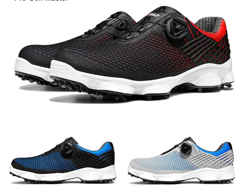 Precision Waterproof Golf Shoes with Dynamic Lacing System