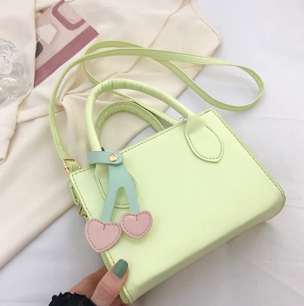 Shoulder Bag with Wide Strap, Stylish PU Crossbody Bag