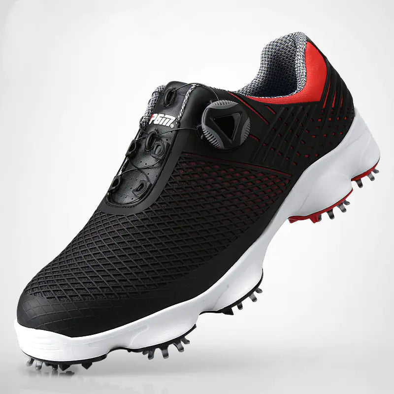 Precision Waterproof Golf Shoes with Dynamic Lacing System