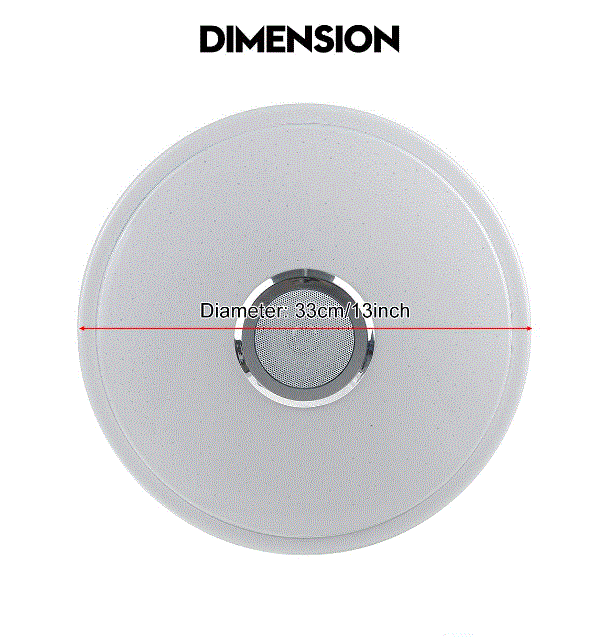 Modern RGB Colour Change LED Ceiling Light