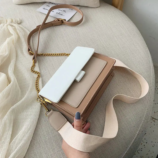 Versatile Chain Crossbody Bag with Stylish Strap
